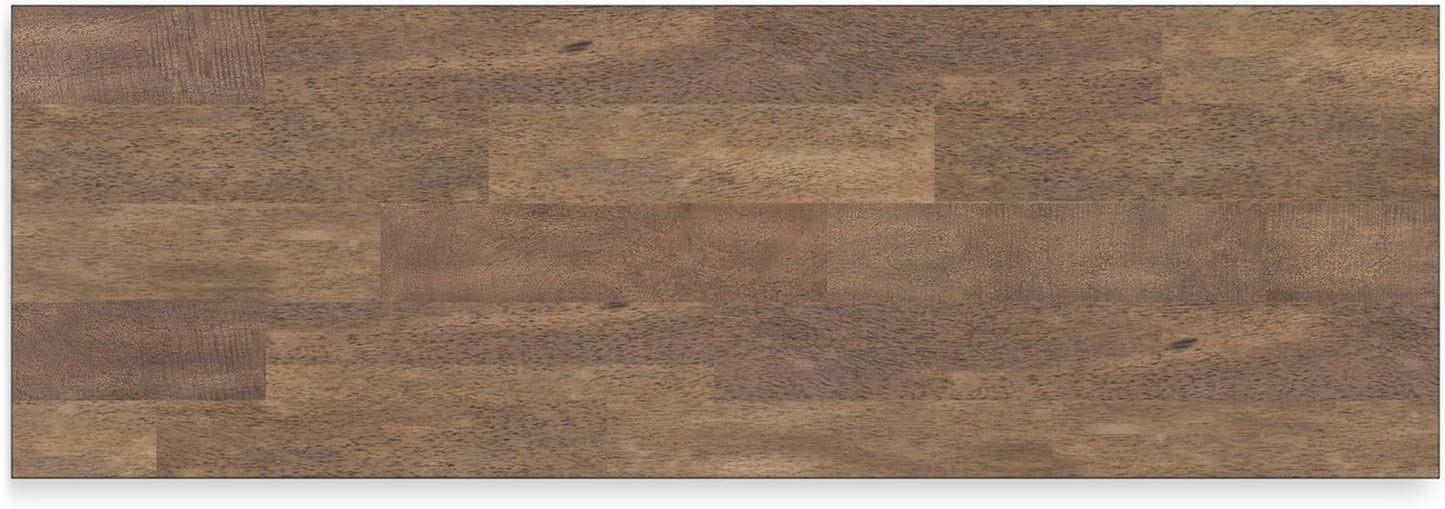 Wildenauer Farmhouse 50" Dining Bench, Dark Brown & Black