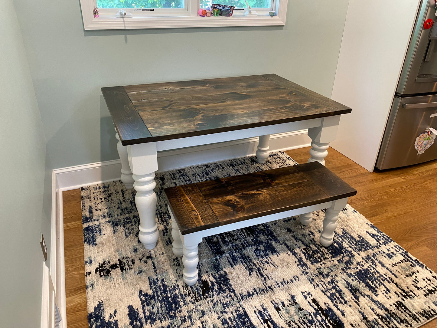 Farmhouse Table, Dining Table, Table in Pine