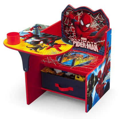 Chair Desk with Storage Bin - Greenguard Gold Certified, Spider-Man
