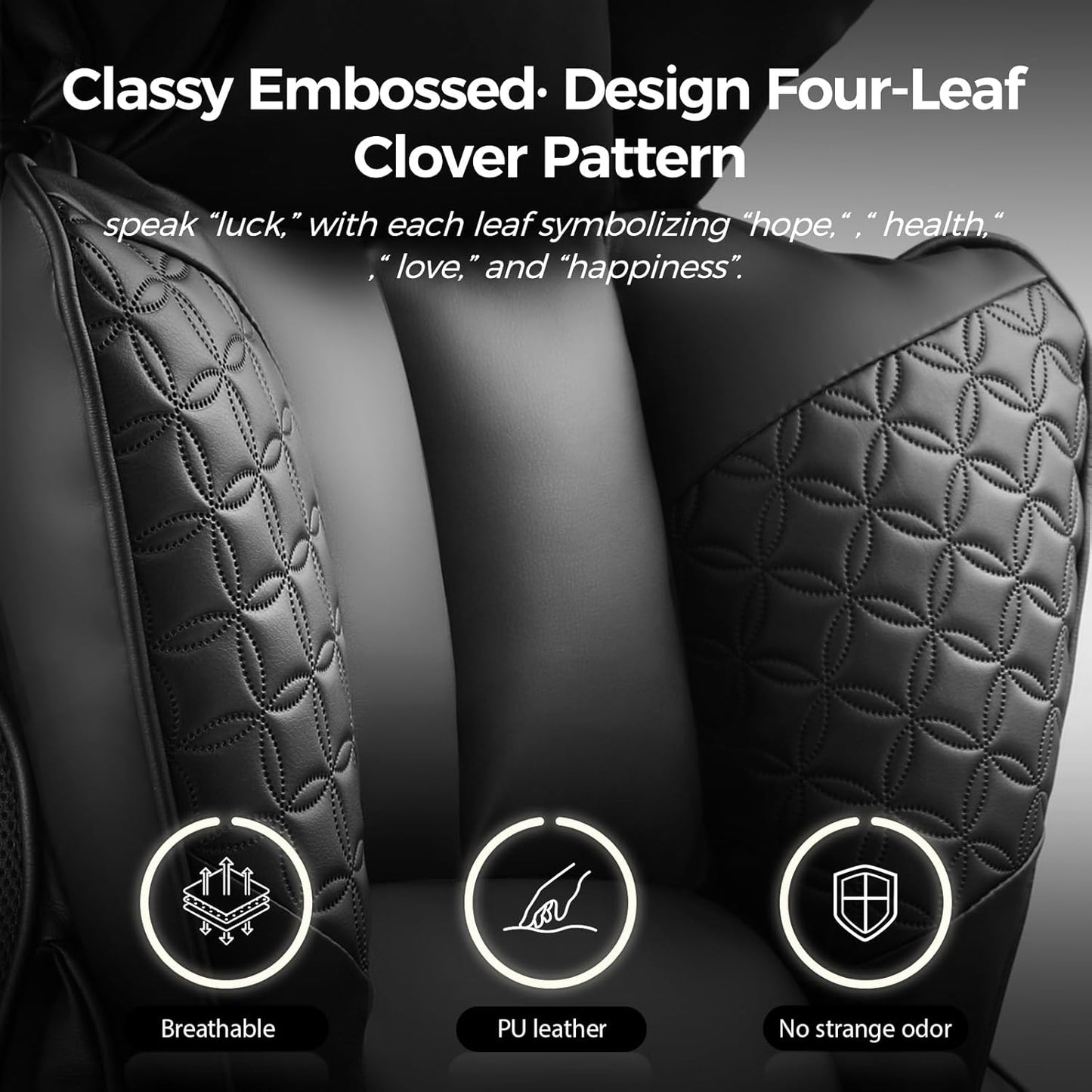 Big and Tall Office Chair Heavy Duty Wide Ergonomic Gaming Chair with Deluxe Embossing Designed Leather with Foot Rest,150°Reclining Adjustable Armrests Pocket Spring Back Support and Pillow