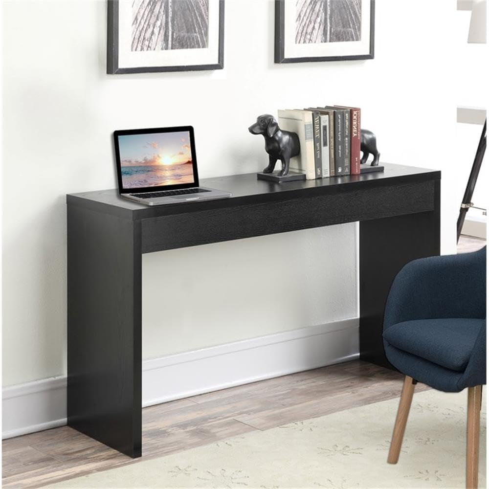 Northfield Hall Console Table 48" - Modern, Minimalist Narrow Sofa Display Accent for Contemporary Living Room, Entryway, or Hallway, Black