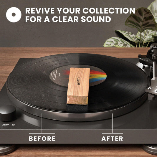 Vinyl Record Cleaning Kit - 4-In-1 Premium Vinyl Record Cleaner & Vinyl Cleaning Kit with Velvet Brush, Vinyl Cleaner Liquid, Duster & Turntable Stylus Gel