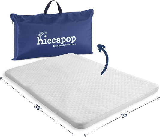 Pack and Play Mattress Pad (38"X26"X1.5"), Playard Pad, Portable Crib Mattress, 1.5" Thick