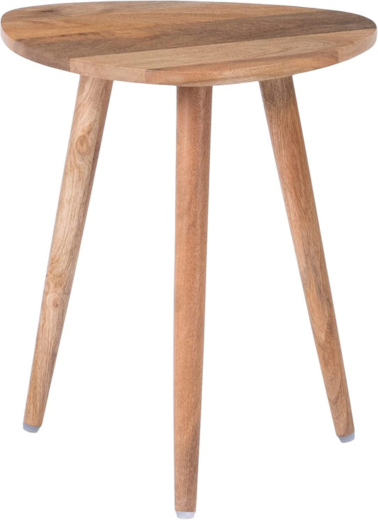 Bond Wooden Triangle End Table - Exclusively Designed Modern Small Side Table. Hand Crafted - Wooden Side Table - Contemporary Design for Small End Tables for Bedroom and Living Room