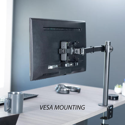 Adjustable Thin Client Mini PC Mount Bracket, CPU VESA under Desk and Monitor Arm Computer Holder, Black, MOUNT-PC05C