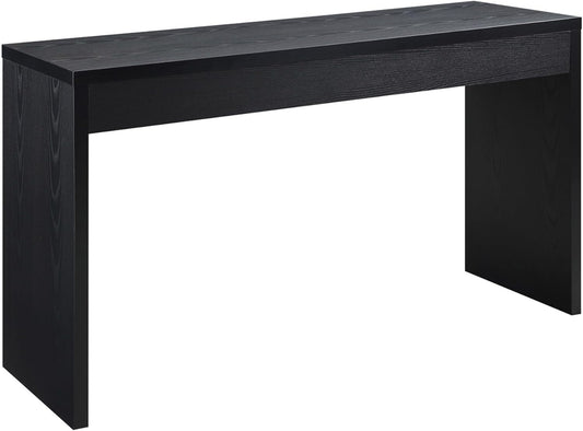 Northfield Hall Console Table 48" - Modern, Minimalist Narrow Sofa Display Accent for Contemporary Living Room, Entryway, or Hallway, Black