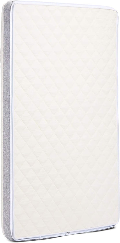 Ultra 2-In-1 Premium Dual Sided Crib & Toddler Mattress - GREENGUARD Gold, Certipur-Us Certified Foam, Machine Washable Cover with 100% Waterproof Surface, Fits Standard Crib & Toddler Beds