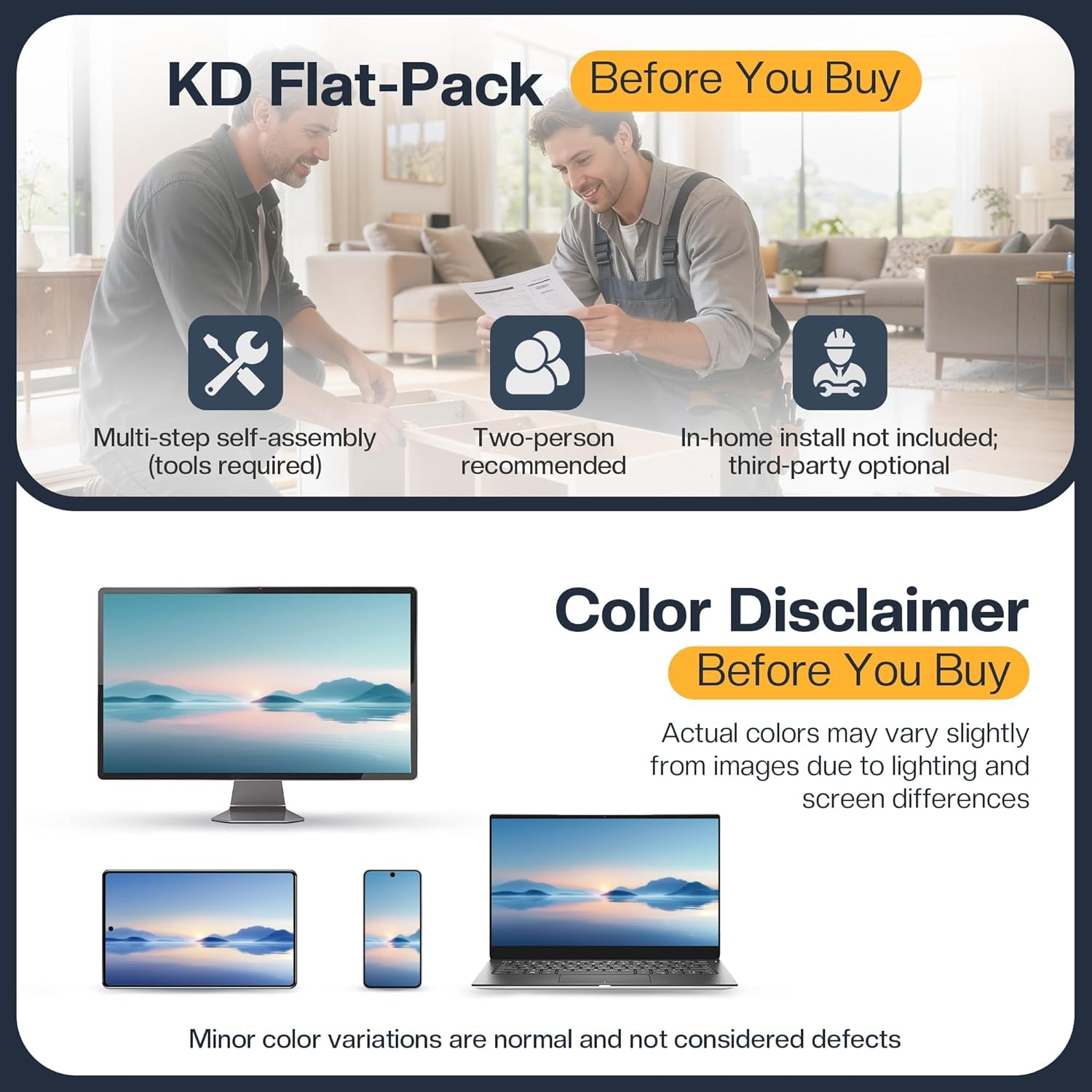 Farmhouse Coffee Table with Sliding Barn Doors & Storage Cabinet for Living Room, 48" Modern Center Table, Adjustable Shelves, Rustic White