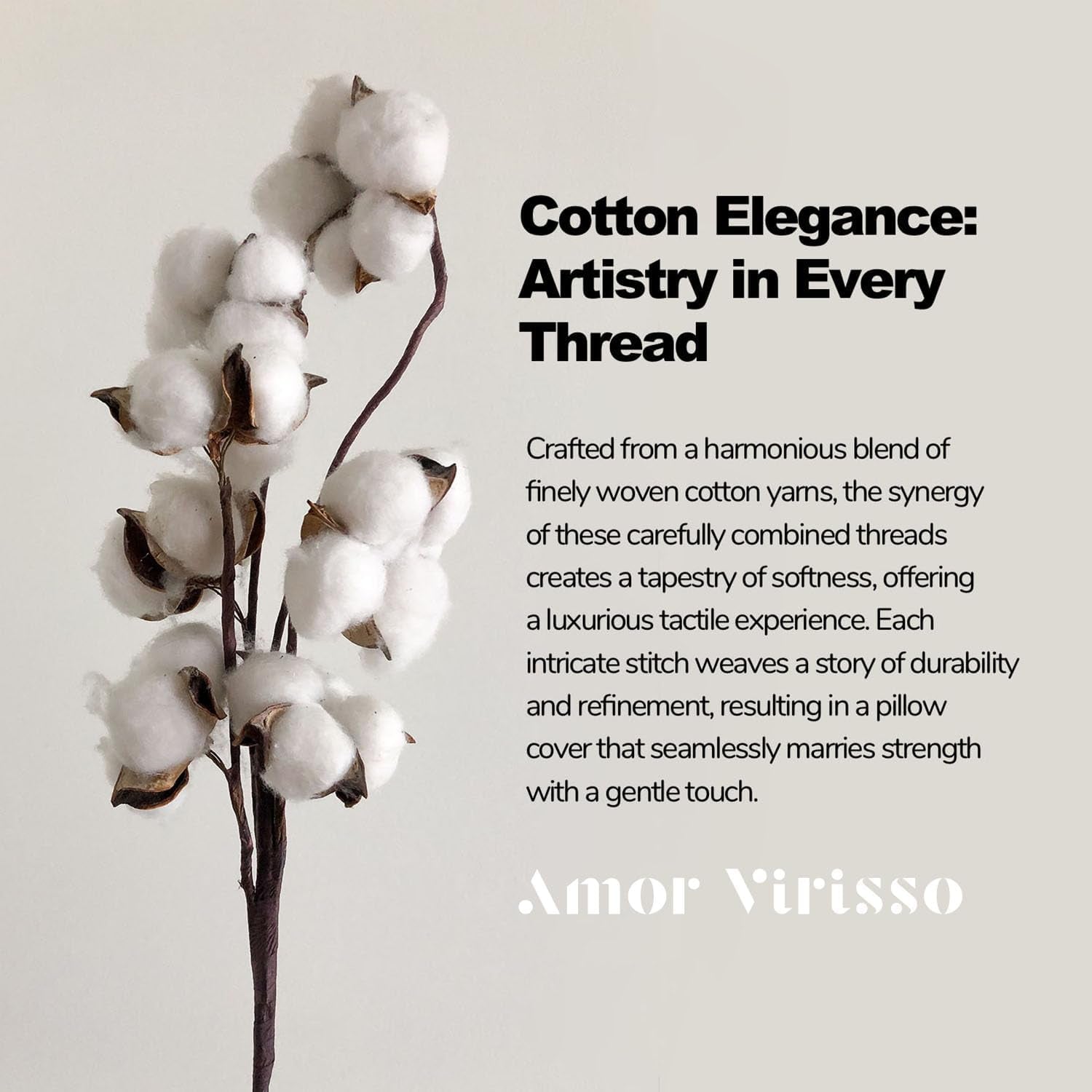 Throw Pillow Covers 20X20 Floral Pillow Covers Block Print Farmhouse Neutral Pillow Covers Decorative Accent Throw Pillows for Couch Bed Living Room Sofa Pillows 1PC, Brown