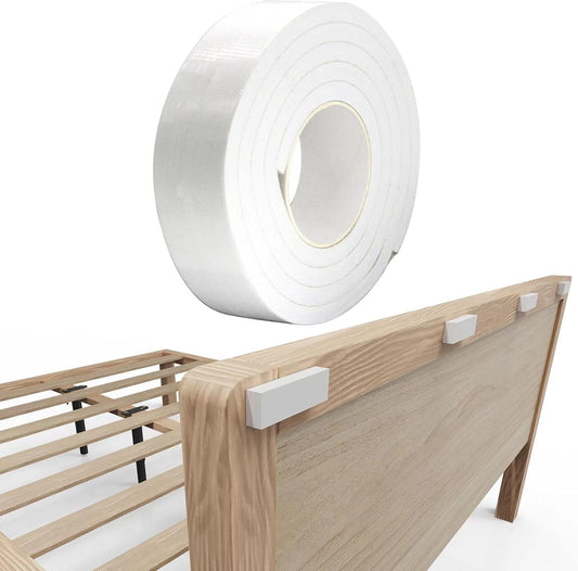 EVA Foam Headboard Stoppers Bed Stopper,Anti-Vibration Soundproof Pads for Bed Frame/Headboard,Double Sides Self Adhesive Furniture Pads