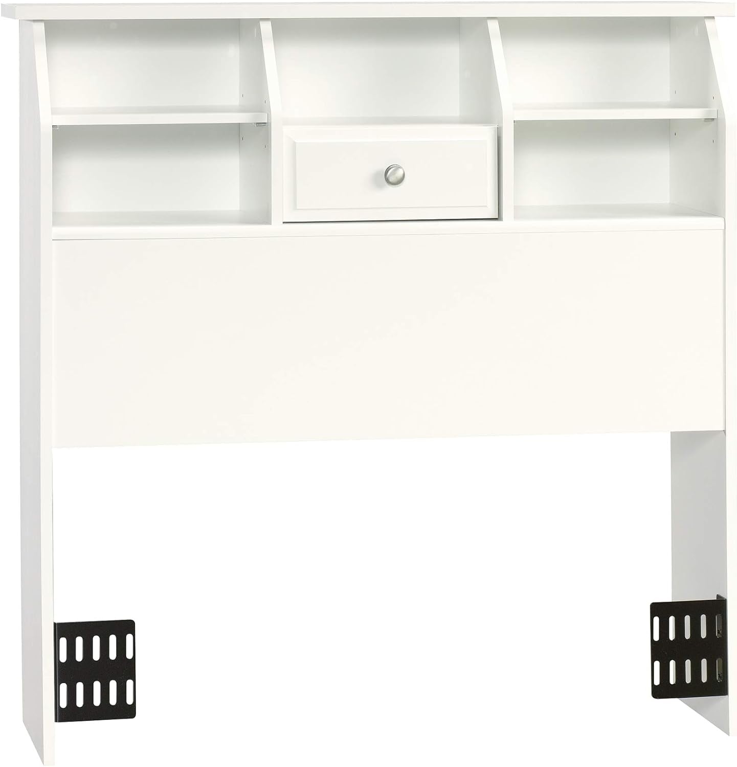 Shoal Creek Bookcase Headboard, Twin, Soft White Finish