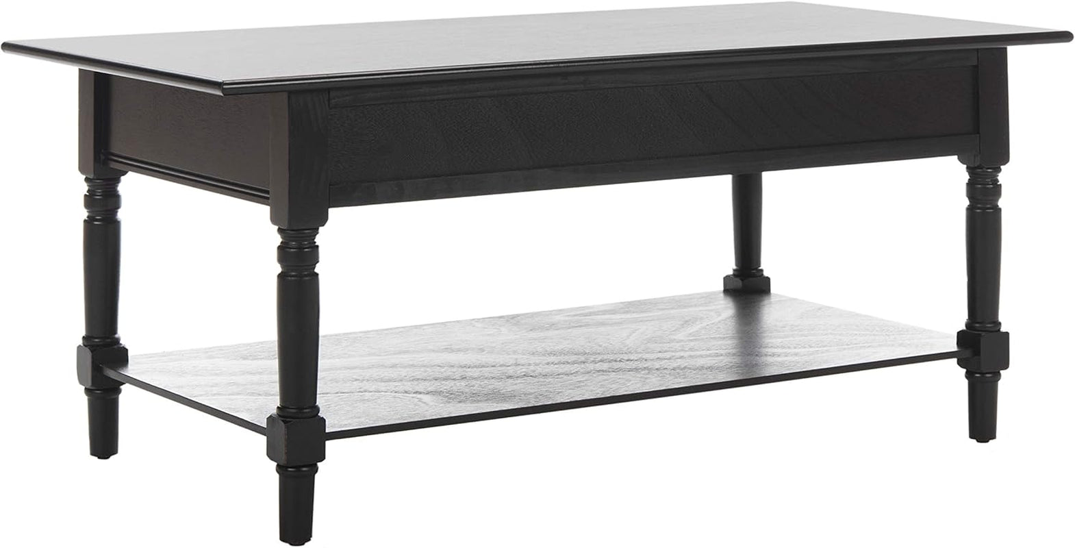 Home Collection Boris Distressed Black Coffee Table