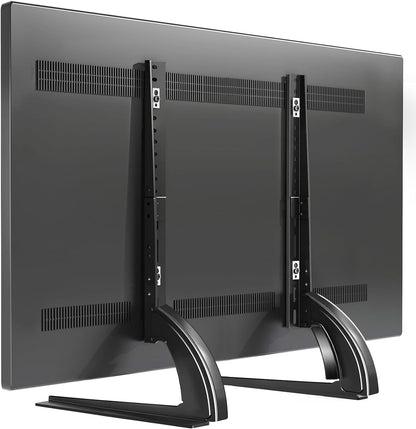 TAVR Universal Table Top TV Stand Mount for 27 30 32 37 40 43 47 50 55 60 65 Inch LCD LED Flat/Curved Screen Tvs, Height Adjustable TV Legs, Strong TV Base Holds up to 88 Lbs, Max VESA 800X500Mm