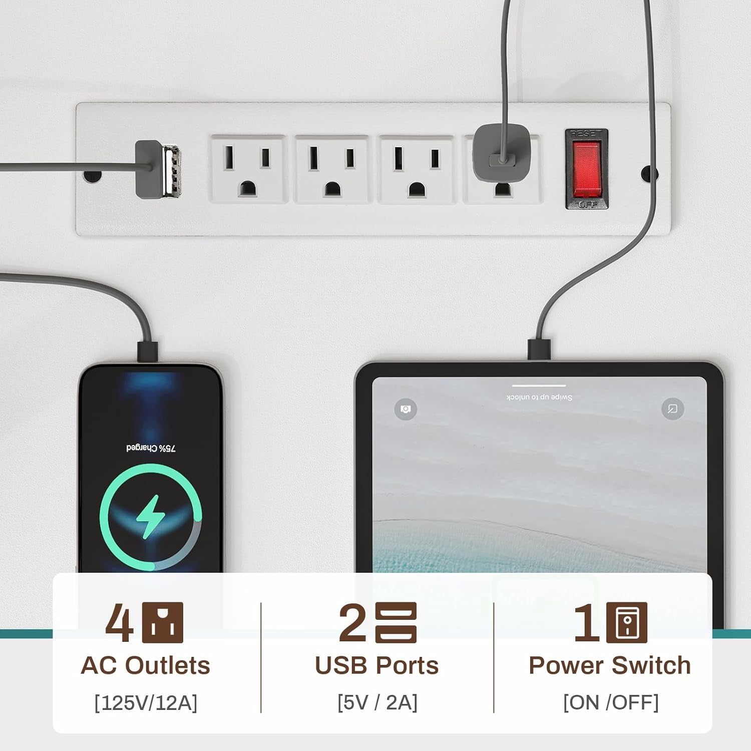 White Gaming Desk, 60'' Gaming Desk with Hutch and LED Lights, Computer Desk with Storage Shelves, Large PC Gamer Desk with Display Cabinet, Monitor Stand, Power Outlet for Home Office