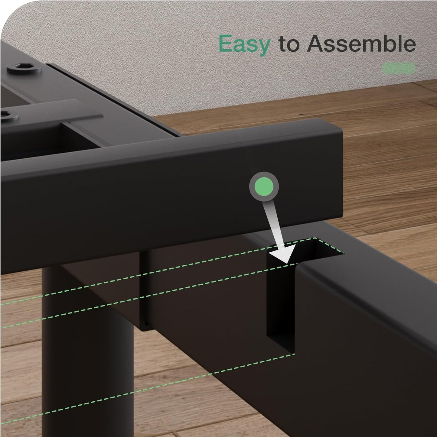 Full Size Bed Frame with Headboard and Footboard, 14 Inch Metal Platform Bed Frame, under Bed Storage, Strong Metal Slats Support, Mattress Foundation No Box Spring Needed