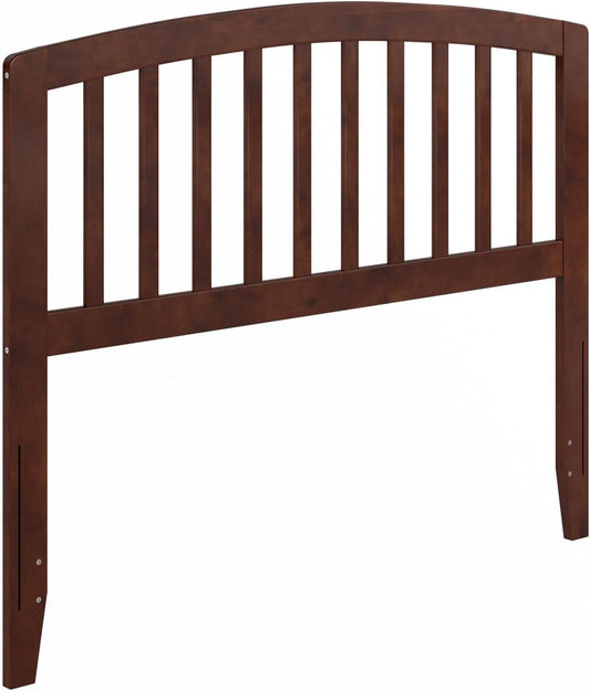 , Richmond Slatted Full Solid Wood Headboard, Walnut
