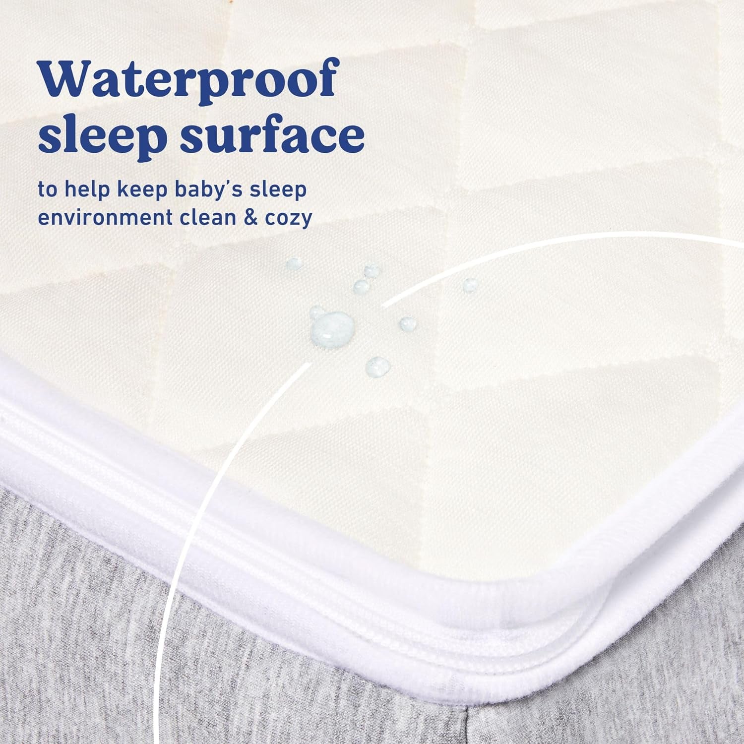 Ultra 2-In-1 Premium Dual Sided Crib & Toddler Mattress - GREENGUARD Gold, Certipur-Us Certified Foam, Machine Washable Cover with 100% Waterproof Surface, Fits Standard Crib & Toddler Beds
