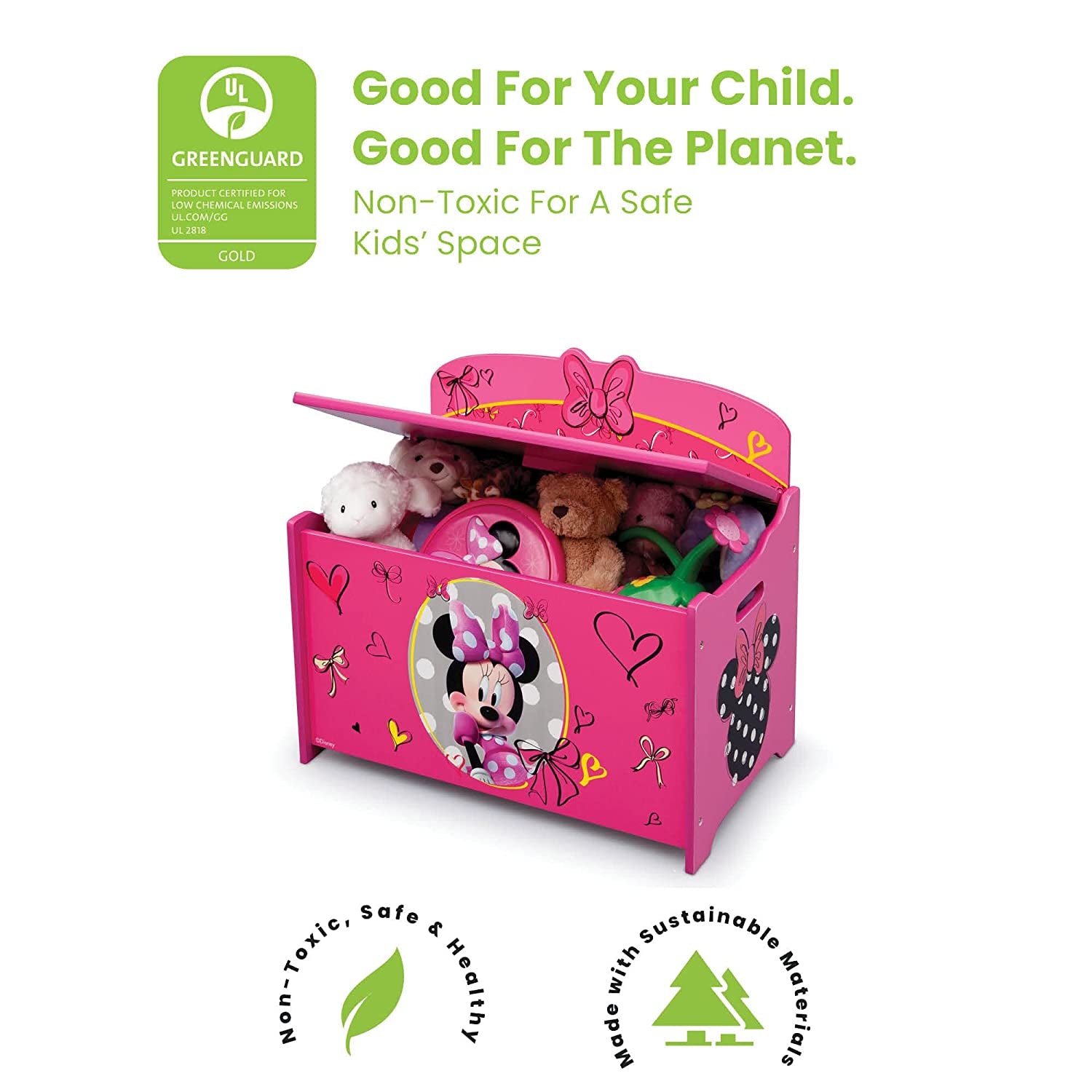 Deluxe Toy Box, Disney Minnie Mouse