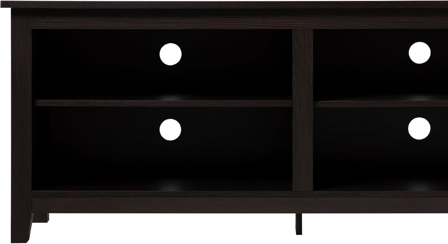 Wren Classic TV Console Entertainment Media Stand with Storage for Televisions up to 65 Inches, 58 Inch, Espresso