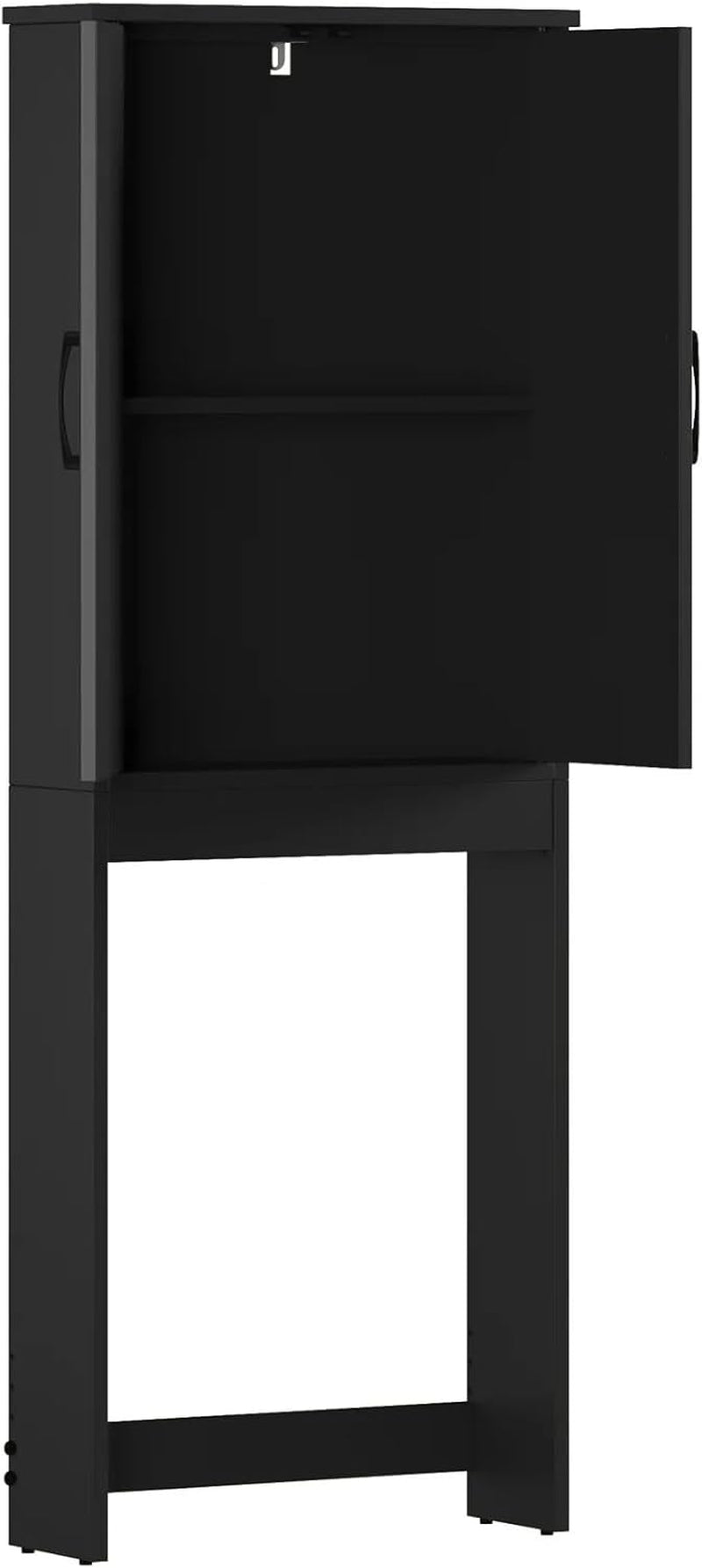 Over-The-Toilet Space Saver Storage Cabinet (Black)