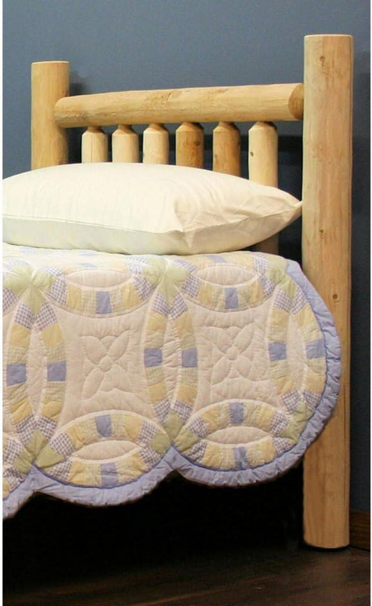 Unfinished Wooden Headboard, Queen: 64 In. W X 4.5 In. D X 48 In. H (40 Lbs.) ,