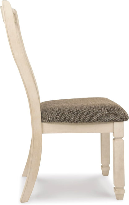 Bolanburg 20" Upholstered Dining Room Chair, Set of 2, Antique White