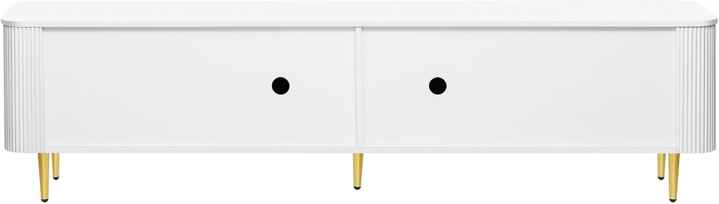 78.7'' Minimalist TV Stand for Tvs up to 85 Inches, Modern Entertainment Center Media Console with 4 Spacious Cabinets for Living Room