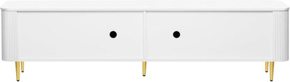 78.7'' Minimalist TV Stand for Tvs up to 85 Inches, Modern Entertainment Center Media Console with 4 Spacious Cabinets for Living Room