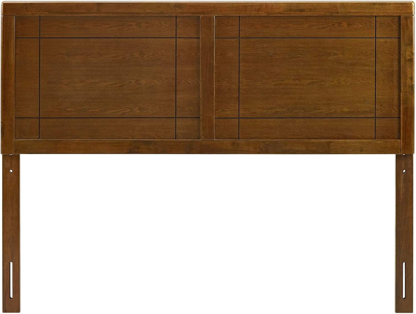 Archie King Wood Headboard in Walnut