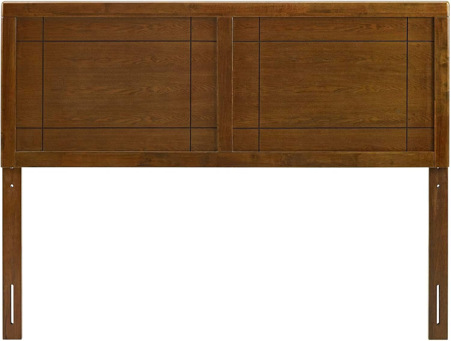 Archie King Wood Headboard in Walnut