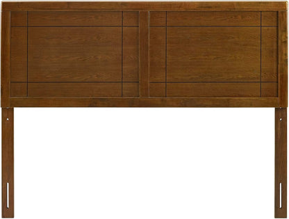 Archie King Wood Headboard in Walnut