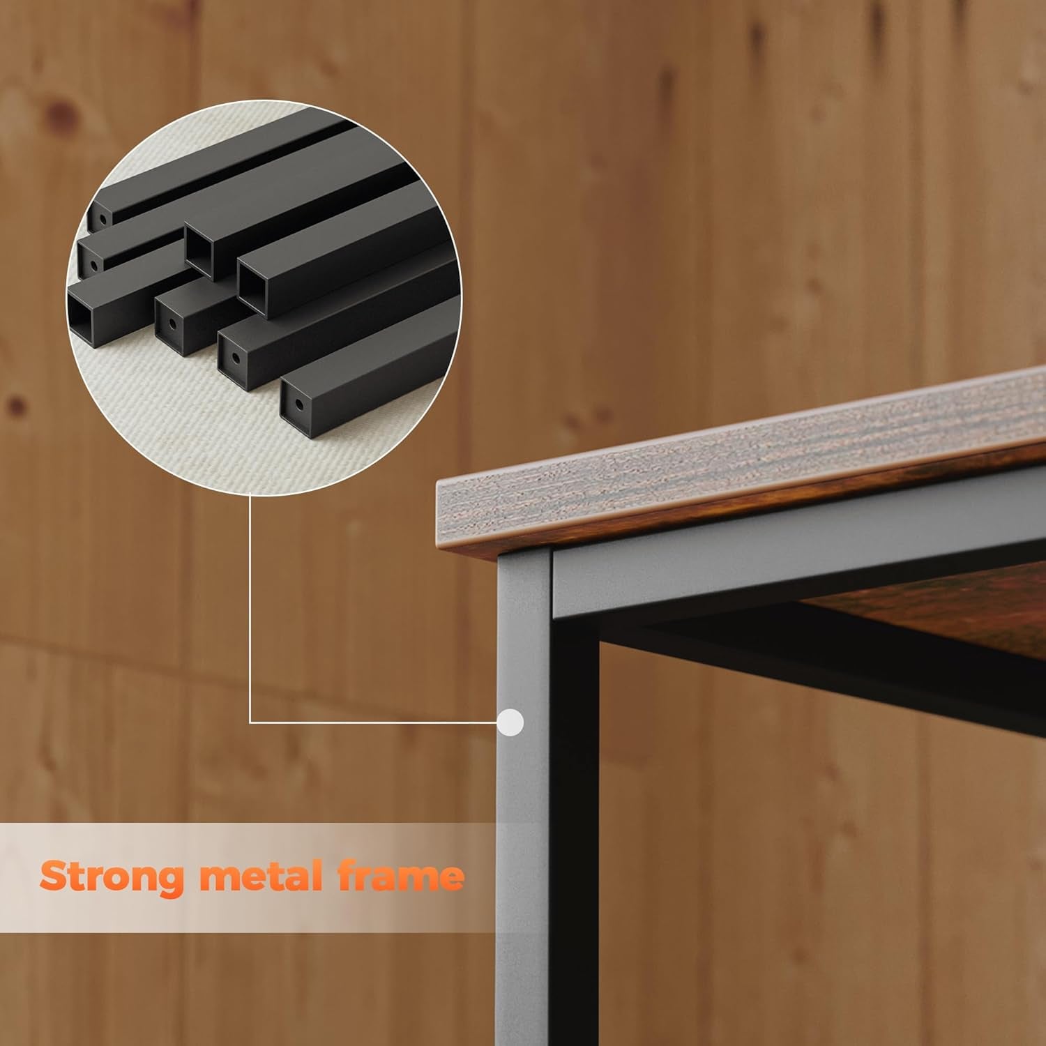 L Shaped Desk, Corner Computer Desk with Storage Shelves, Large Home Office Gaming Desk, Spacious Workstation for Gaming & Work, Rustic Brown (Rustic Brown)