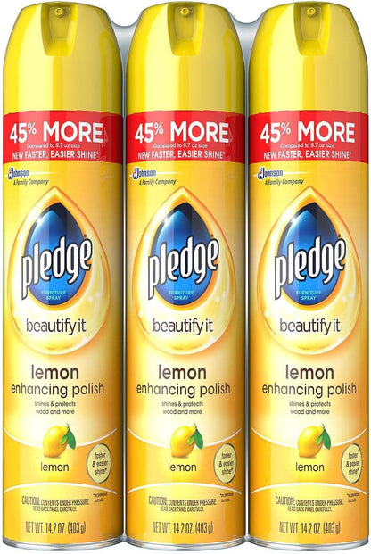 Furniture Spray, Lemon (14.2Oz, 3Pk.)