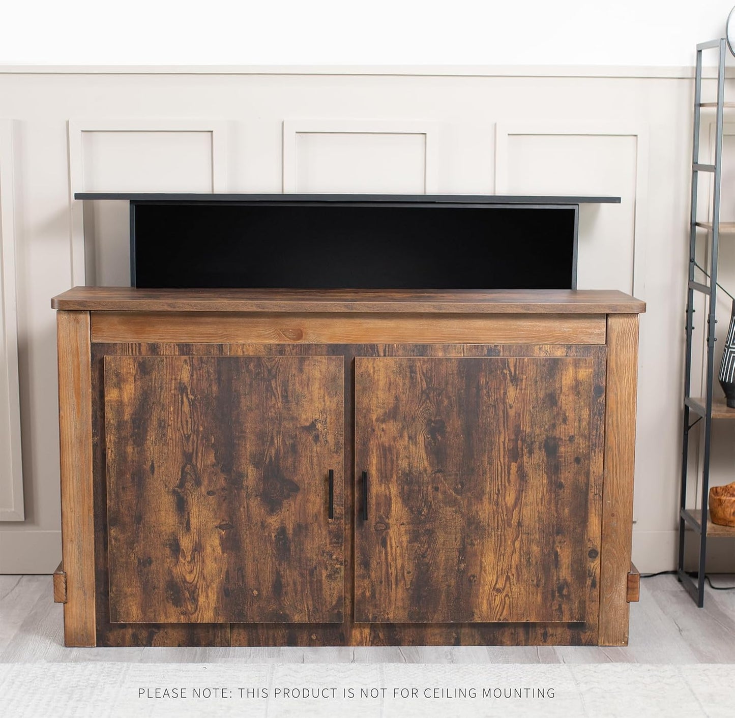 Motorized TV Stand for 32 to 65 Inch Screens, Vertical Lift Television Stand with Remote Control, Compact TV Mount Bracket, MOUNT-E-UP65A