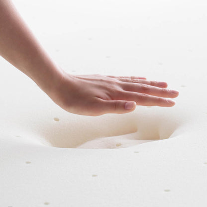 2 Inch Memory Foam Mattress Topper - King,Off White