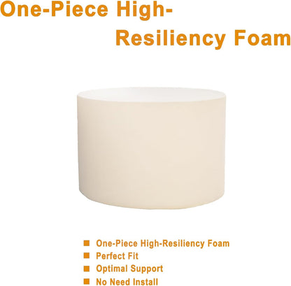 Pouf Ottoman Stuffed round Modern Foam Filled Ottoman Foot Rest Poufs for Living Room Chair Decorative Boho Foot Stool for Wedding Christmas Party