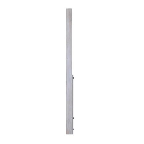 Contemporary Wood Rectangular Mirror, Grey/White Finish, 33 in Wide, Beveled Edge, Framed Design, Dresser Mount, Transitional Style for Living Room or Bedroom Decor