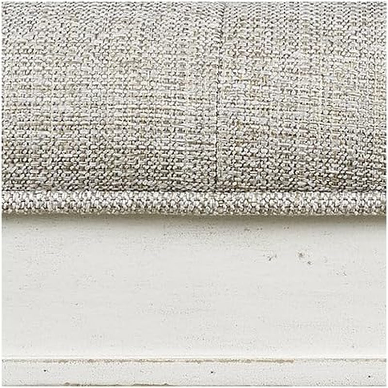 Realyn French Country Upholstered Tufted Accent Bench, Antique White