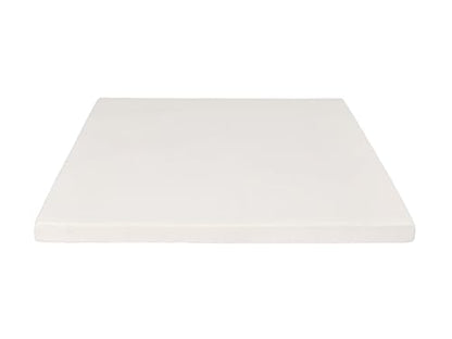 Pure Green Natural Latex Mattress Topper w/Luxury Cover - Soft - 2 Inch - Queen Size (GOLS Certified Organic)