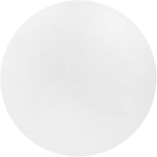 60-Inch Mid-Century Modern Round Dining Table Sleek White Pedestal Base Stylish Kitchen Table Contemporary Minimalist Dining Room Furniture Spacious Breakfast Nook Durable Design