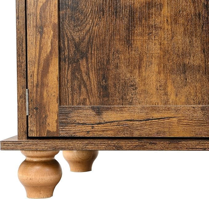 Modern Hall Tree with Storage Bench, Entryway Coat Rack with 5 Hooks & 2 Large Drawers, Rustic Brown Shoe Cabinet for Mudroom, Living Room, Bedroom, Sturdy Wooden Organizer for Jackets, Shoes, Hats