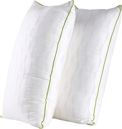 Bed Pillows King Size Set of 2,For Sleeping, Adjustable King Pillows 2 Pack with Zipper, Cooling Hotel Quality with Premium Soft down Alternative Fill