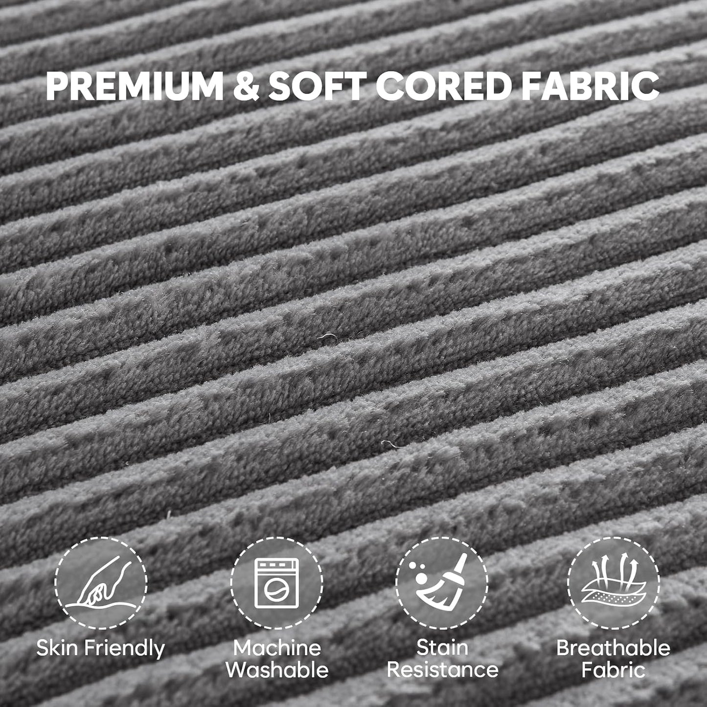 Folding Sofa Bed,Convertible Sleeper Chair Bed with Pillow,Foldable Futon Couch Mattress with Back Support,Portable Lazy Floor Sofa Lounger, Dark Grey, Single