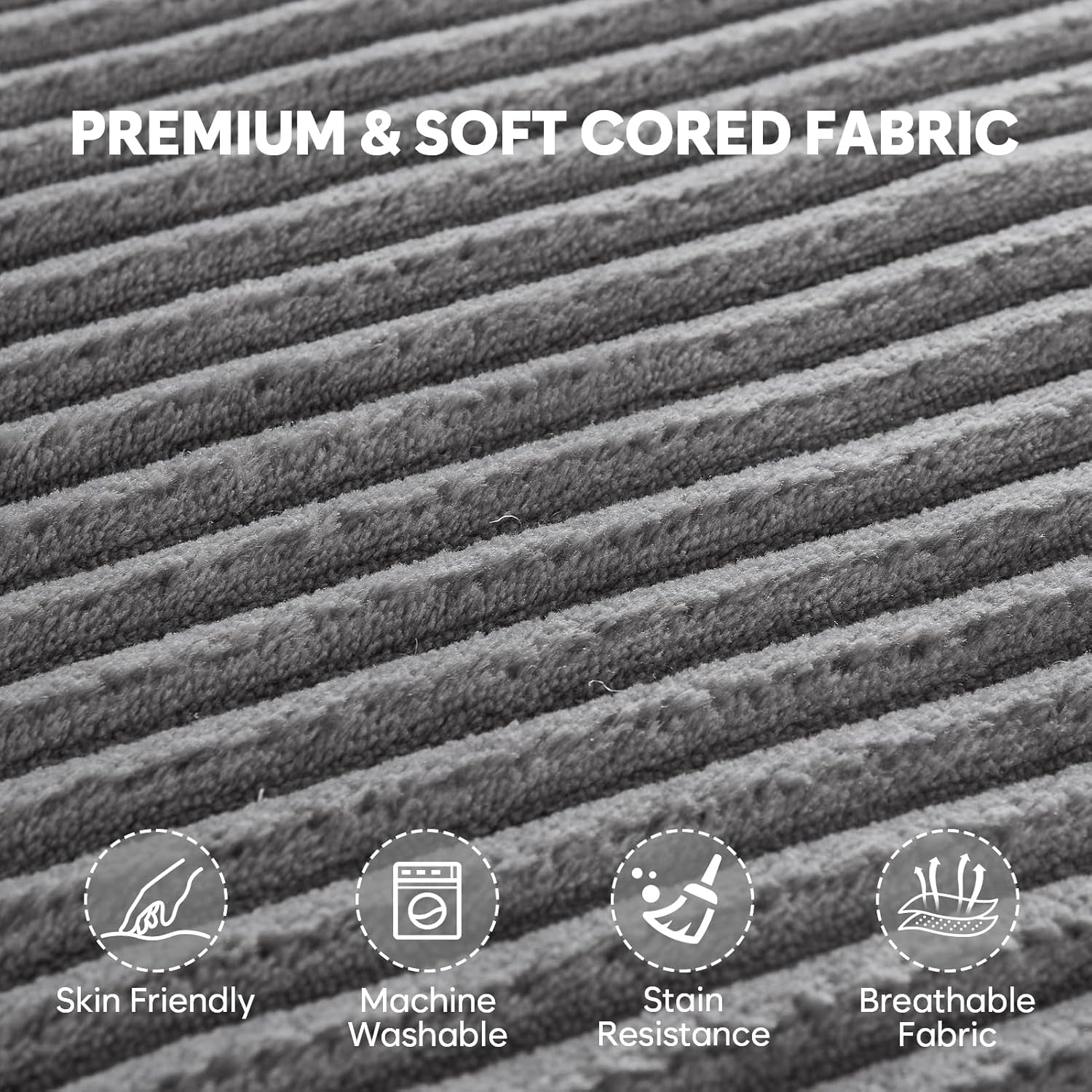 Folding Sofa Bed,Convertible Sleeper Chair Bed with Pillow,Foldable Futon Couch Mattress with Back Support,Portable Lazy Floor Sofa Lounger, Dark Grey, Single