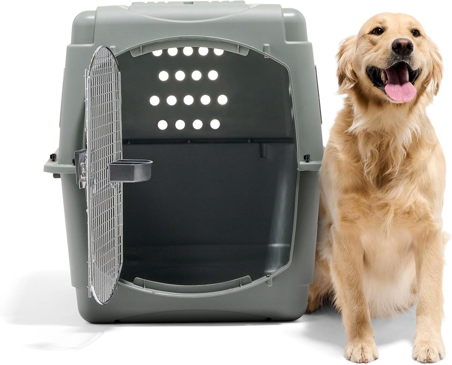 Sky Kennel - for Air and Travel, Airline Compliant Dog Crate for Pets 30-50 Lbs, Heavy Duty Dog Kennel, Made in the USA- 32 Inches