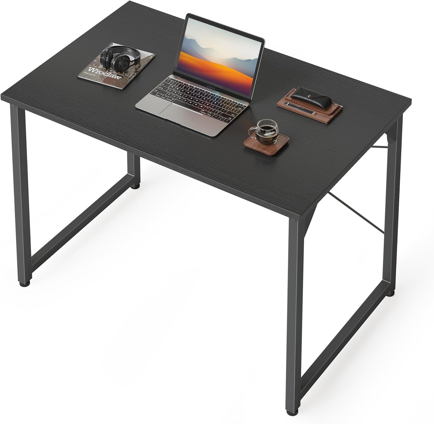 Computer Desk, 32 Inch Small Home Office Desk for Small Spaces, Modern Simple Style for Home, Office, Study, Writing,Black
