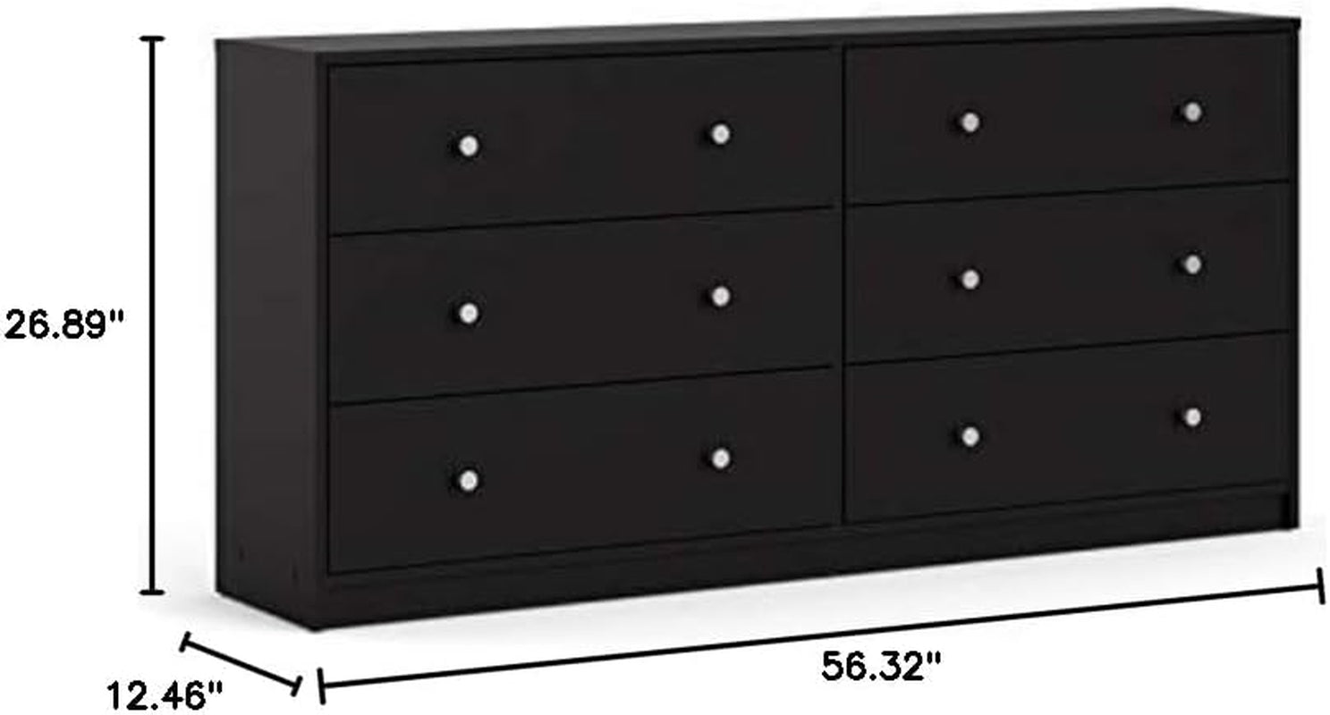3-Piece Set with 3 Drawer Chest & 6 Drawer Dresser & Nightstand