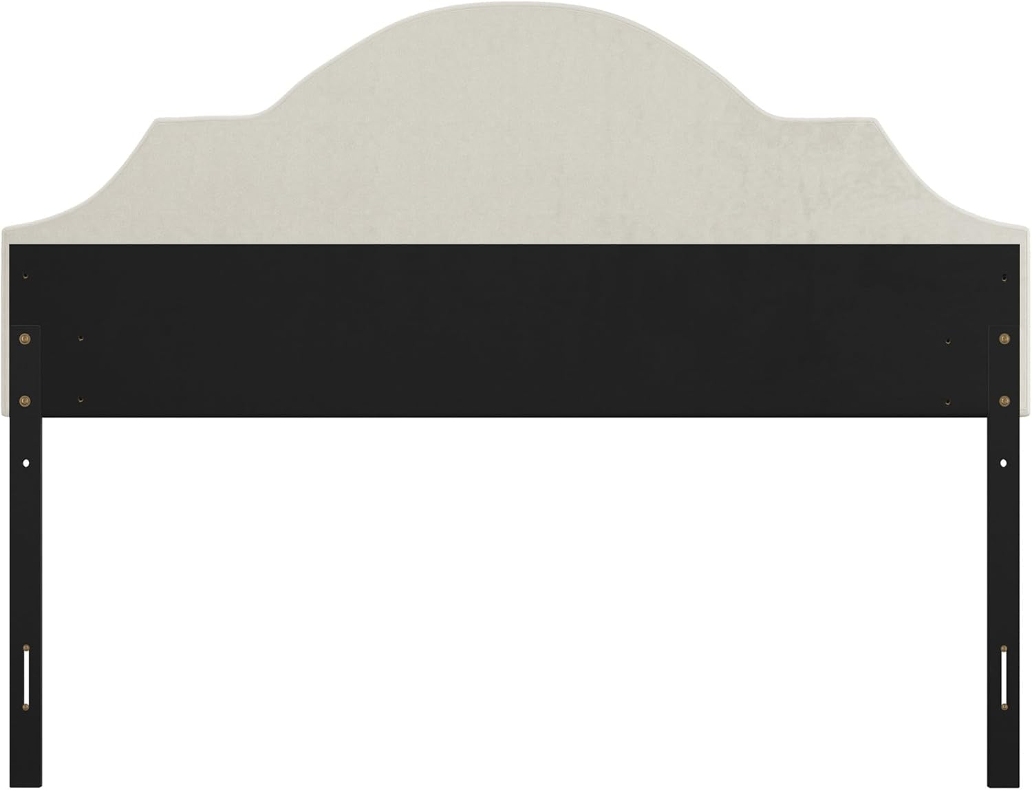 , Cynthia Upholstered Full/Queen Adjustable Headboard, Cream
