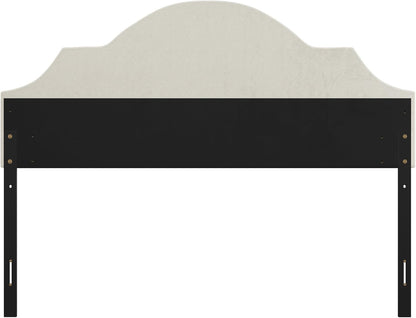 , Cynthia Upholstered Full/Queen Adjustable Headboard, Cream