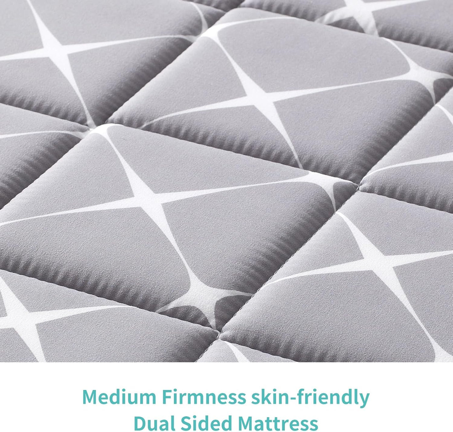 Premium Hypoallergenic Baby Crib Mattress and Toddler Mattress - 52" X 27.6" X 5" - Breathable - Firm Soft - Fits Standard Cribs and Toddler Beds